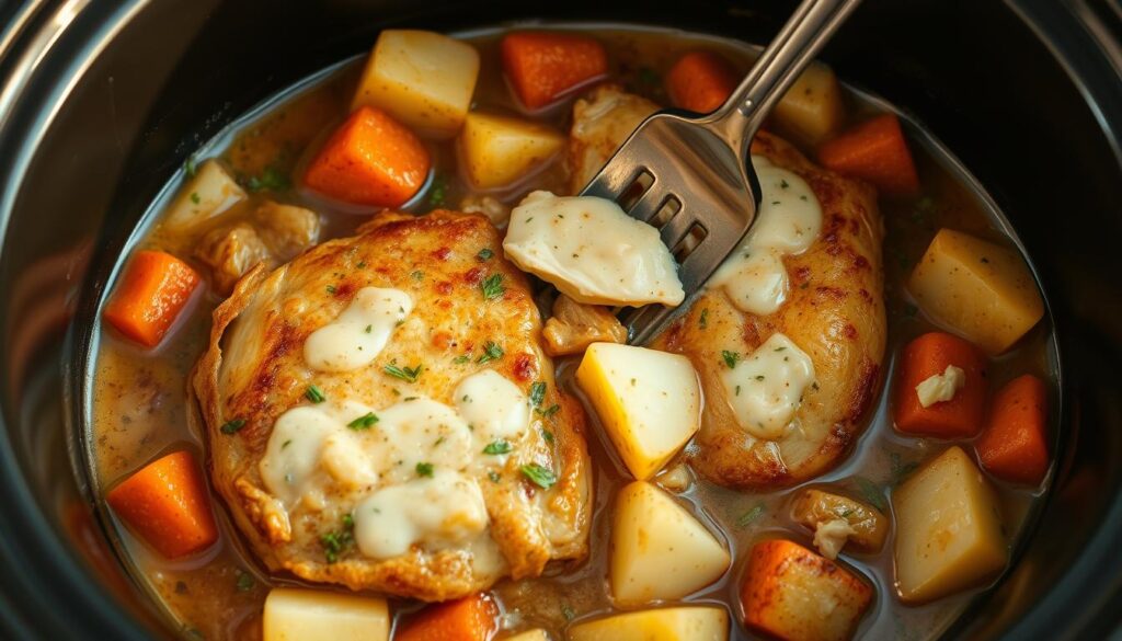 chicken and ranch crockpot