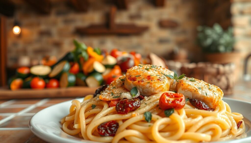 tuscan salmon pasta